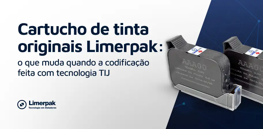 Cartucho de tinta originais Limerpak: o que muda quando a codificação é feita com tecnologia TIJ