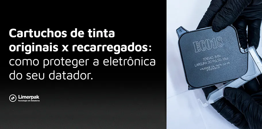 Cartuchos de tinta originais x recarregados: como proteger a eletrônica do seu datador