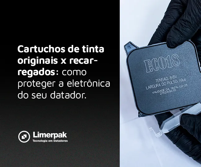 Cartuchos de tinta originais x recarregados: como proteger a eletrônica do seu datador