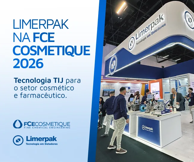 Limerpak na FCE Cosmetique 2026: tecnologia TIJ aplicada ao setor cosmético e farmacêutico