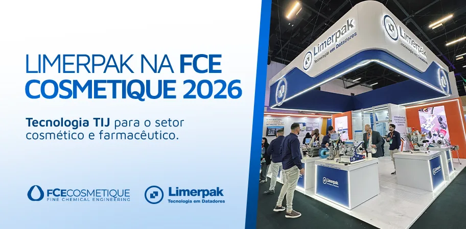 Limerpak na FCE Cosmetique 2026: tecnologia TIJ aplicada ao setor cosmético e farmacêutico