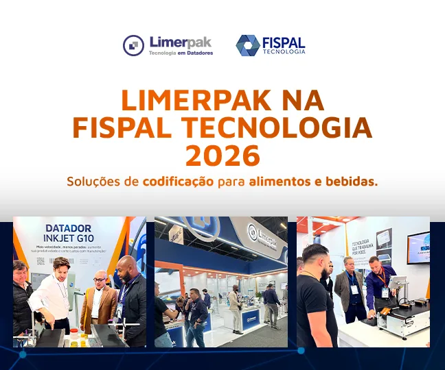 Limerpak na Fispal Tecnologia 2026: tecnologia TIJ aplicada à indústria de alimentos, bebidas e proteínas