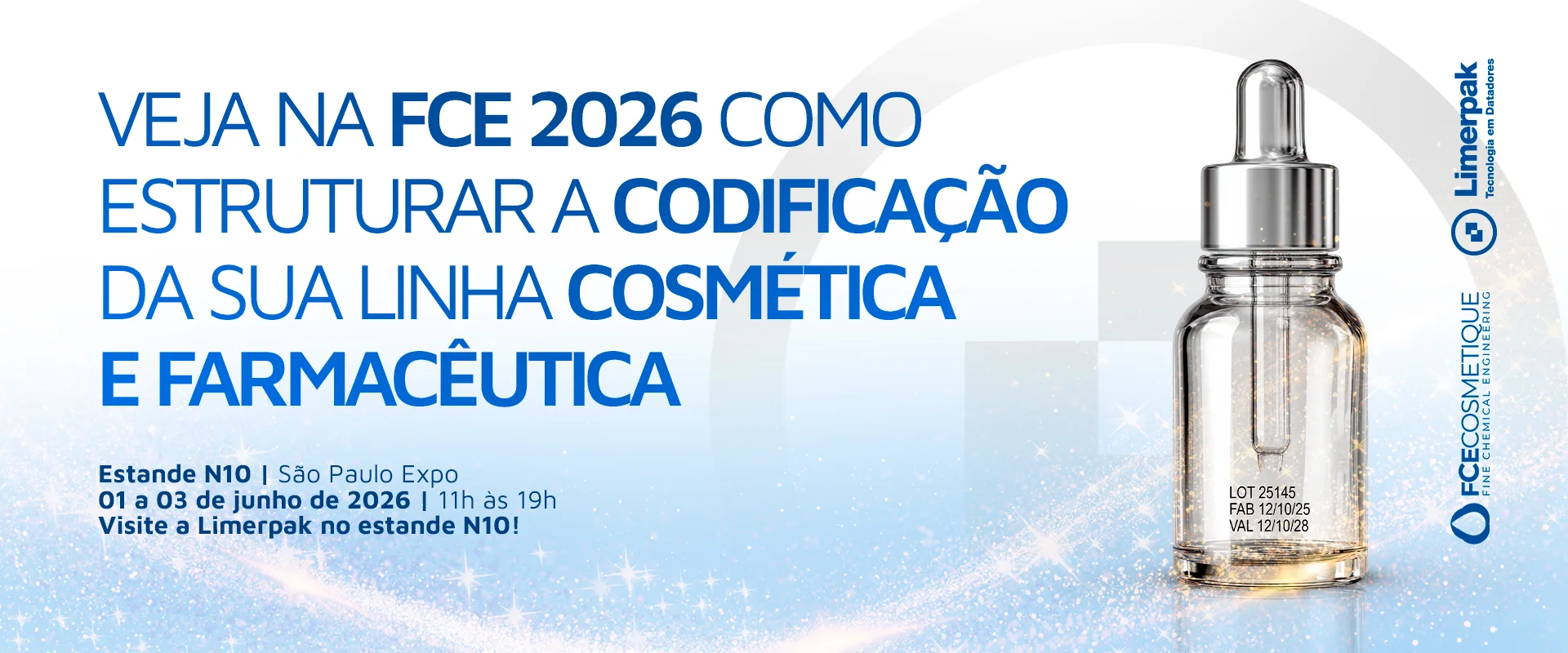 Veja na FCE 2026 como estruturar a codificação da sua linha cosmética e farmacêutica