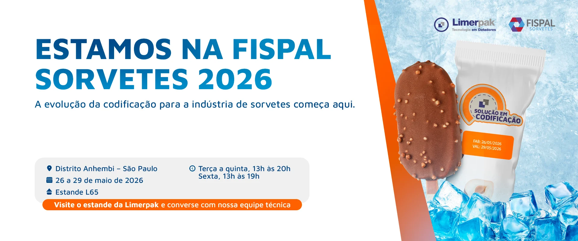 Estamos na FISPAL Sorvetes 2026