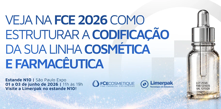 Limerpak na FCE Cosmetique 2026: tecnologia TIJ aplicada ao setor cosmético e farmacêutico