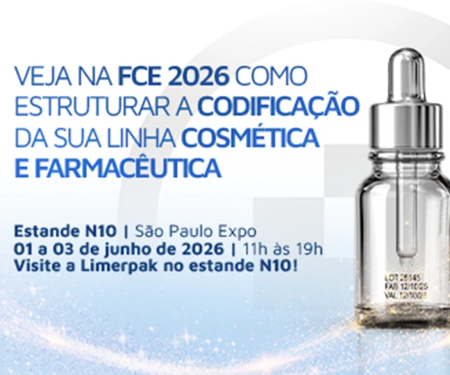 Limerpak na FCE Cosmetique 2026: tecnologia TIJ aplicada ao setor cosmético e farmacêutico
