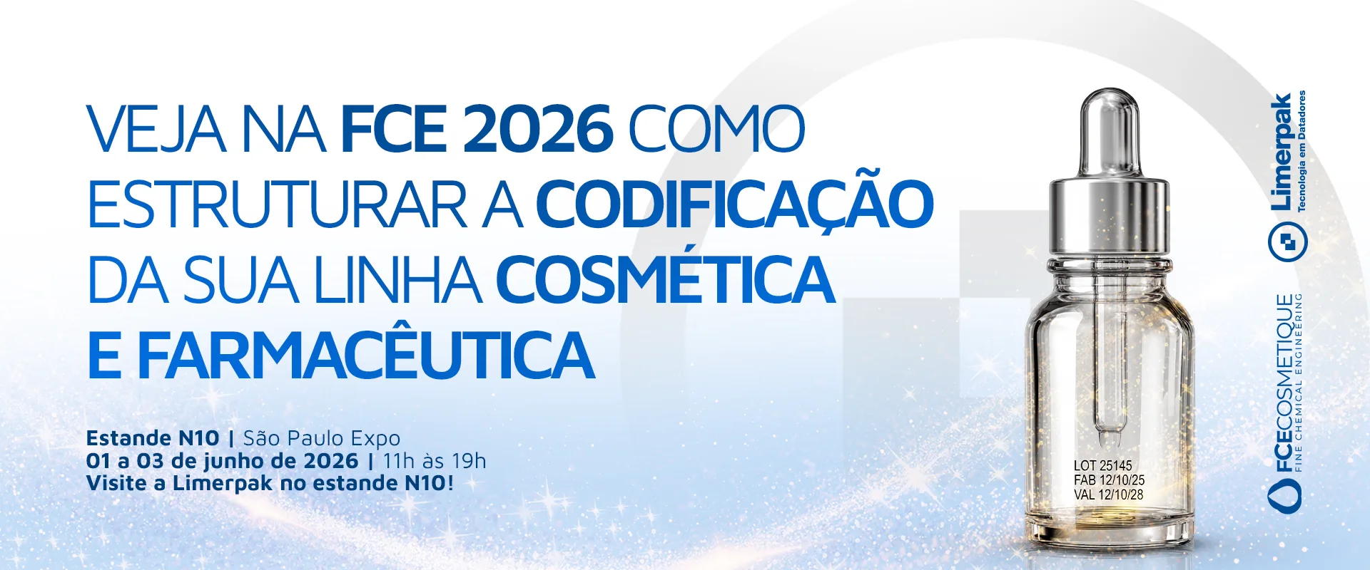 Veja na FCE 2026 como estruturar a codificação da sua linha cosmética e farmacêutica