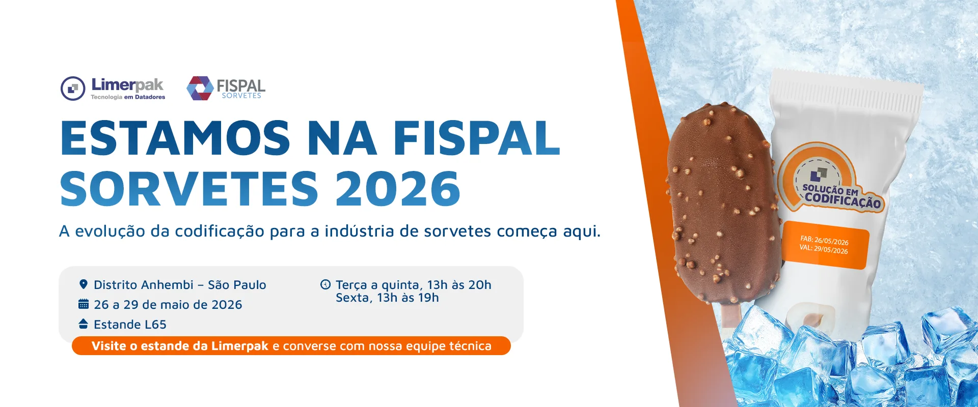 Estamos na FISPAL Sorvetes 2026